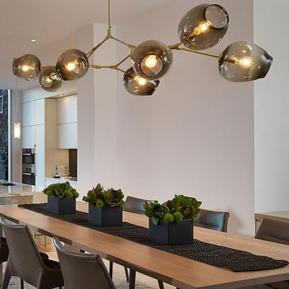 Modern Glass Pendant Light Nordic Dining Room Kitchen Light Designer Hanging Lamps Avize Lustre Lighting