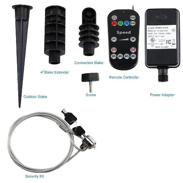 1pcs x-35p-b 8 patterns in 1 rgb  dots star christmas laser light projector outdoor garden laser christmas lights with rf remote control and security lock