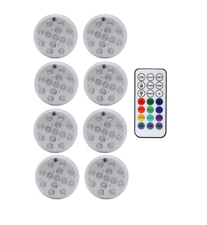 Upgrade Magnet RGB Submersible Light IP68 13LEDs Underwater Night Lamp Outdoor Vase Bowl Pond Swimming Pool Decor Lamp