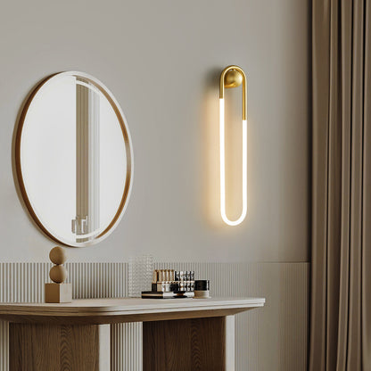 U-shaped Wall lamp Modern designer Creative Study Living room Bedroom Wall light Bedhead