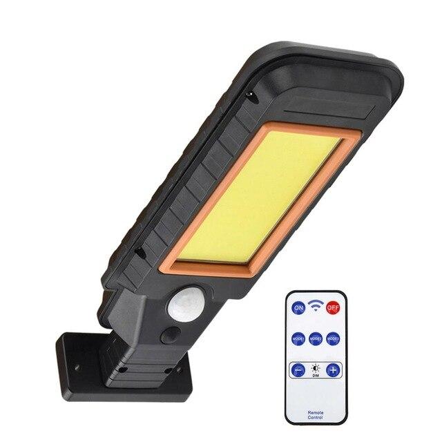 48/56LED Remote Control Solar Light PIR Motion Sensor IP65 Outdoor Wall Street Lamp Waterproof Lamp Lights