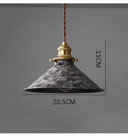 Nordic Restaurant Chandelier Retro Simple Modern Bedroom Study Room Homestay Designer Hand-Painted Dining Table Bar Desk Lamp