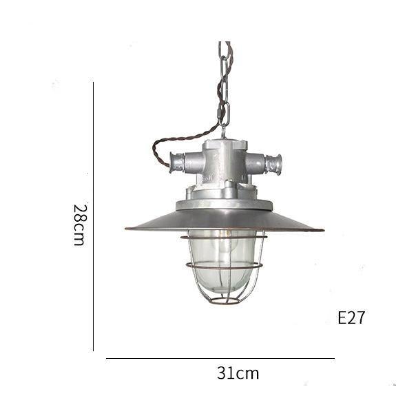 Retro loft creative American Rural aluminum nostalgic Chandelier