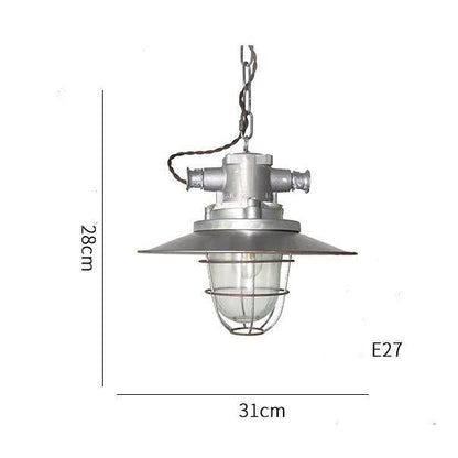 Retro loft creative American Rural aluminum nostalgic Chandelier