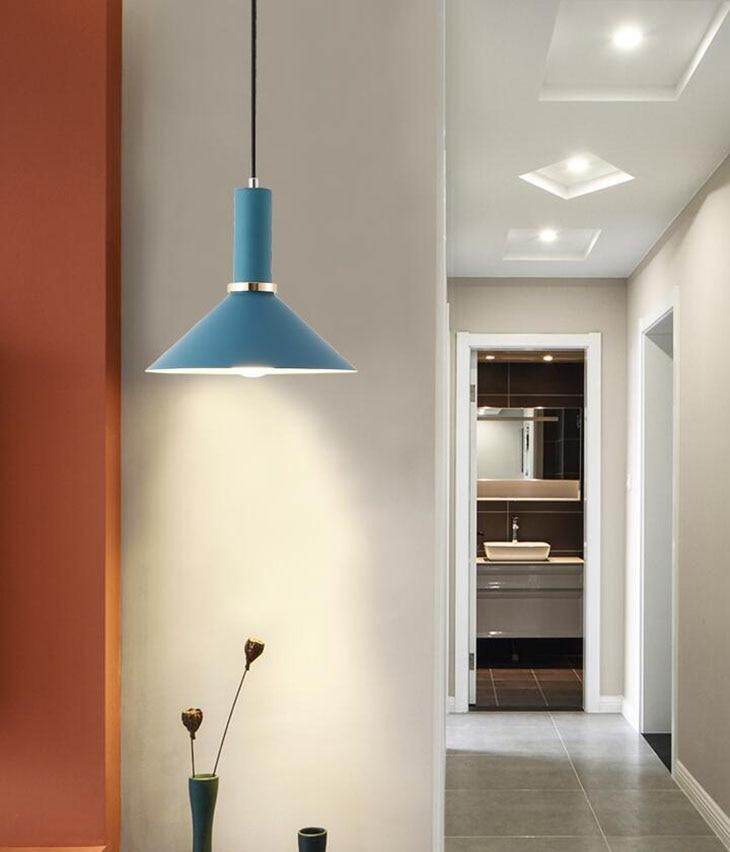 Nordic Simple Pendant Lights Modern Bedroom Dining Room Pendant lamp