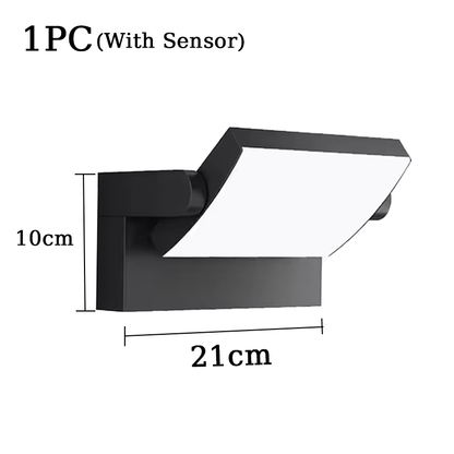 Modern Outdoor Wall Lamp Corridor Balcony Garden Living lamps Wall Light LED IP65 Waterproof With Sensor lights