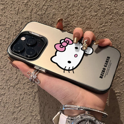 Cute Cartoon Sanrio Hello Kitty Cat Magsafe Wireless Charge Phone Case For iPhone 16 15 14 13 12 Pro Max Cover