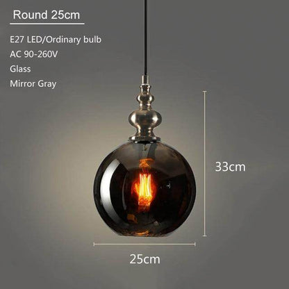 Modern Creative Europe Glass Pendant Light LED E27 With 3 Colors For Bedroom/Restaurant/Living Room/Kitchen/Cafe/Hotel/Office