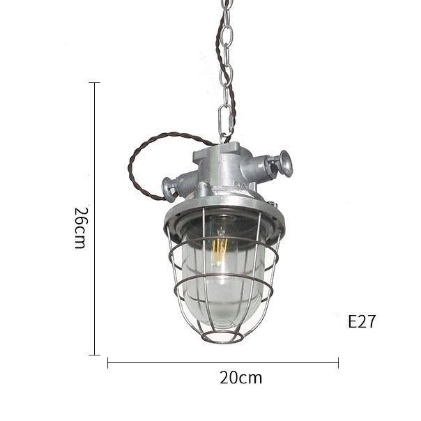 Retro loft creative American Rural aluminum nostalgic Chandelier