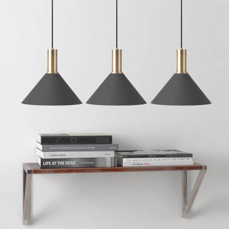 Nordic Simple Bar Hanging Lamp Colored Pendant Light Restaurant, Bedroom, Bedside Lights, Modern Art And Creative Lighting