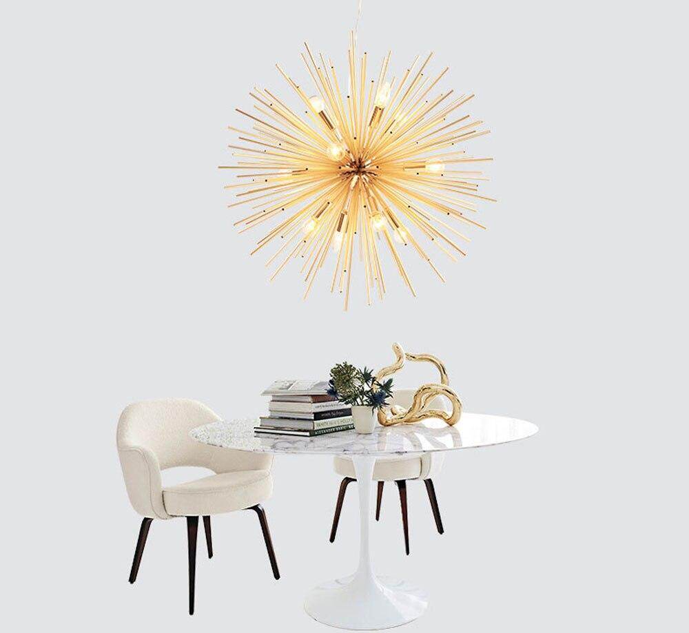 Nordic Pendant Lights Antique Living Room Handing Lamps Gold Artistic LED lighting Industrial Luminaria Modern Home Decoration