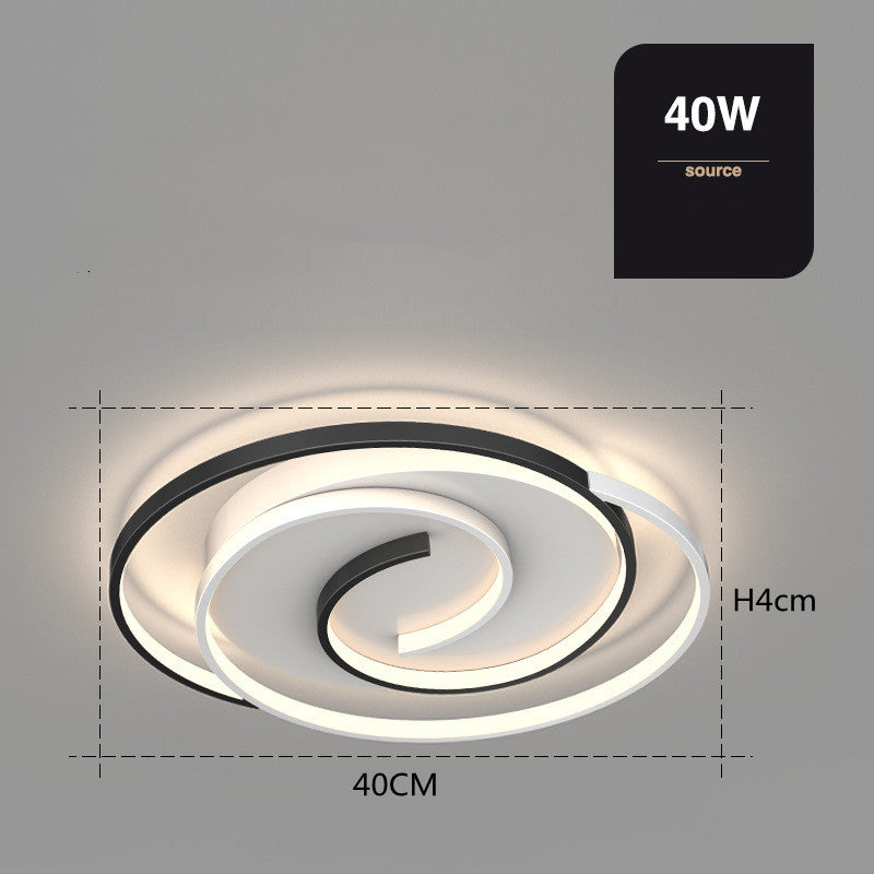 220V 230V Household LED Ceiling Lights Modern Living Room Bedroom Ceiling Light 40/50cm Simple Ceiling Lamp Low Floor Lighting