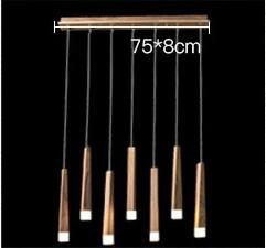 Wood Stick Pendant Lamp Light Modern Bedside Natural Wood Pipe Pendant Lights