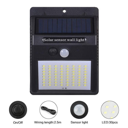 A2 LED Solar Light 40 80LED garden lamp PIR Motion Sensor night light separated for Home outdoor Street Yard Path fence