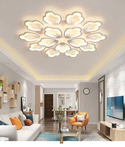 New living room lamps atmospheric household modern minimalist hall ceiling lamp art creative personality light in the bedroom