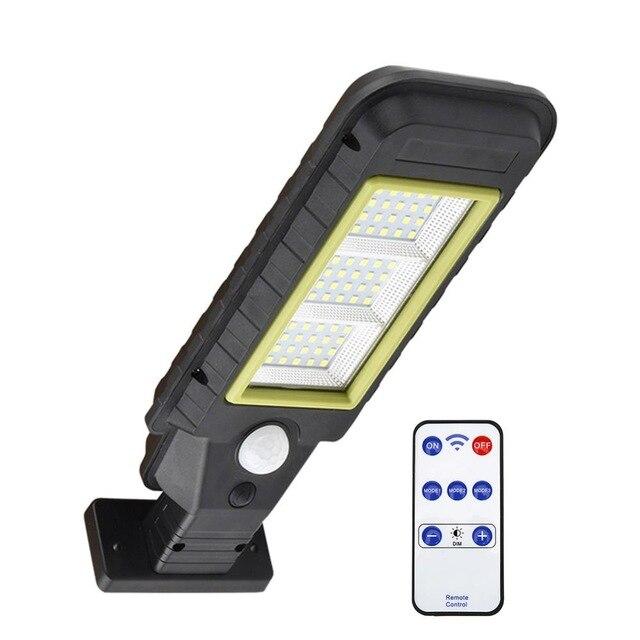 48/56LED Remote Control Solar Light PIR Motion Sensor IP65 Outdoor Wall Street Lamp Waterproof Lamp Lights