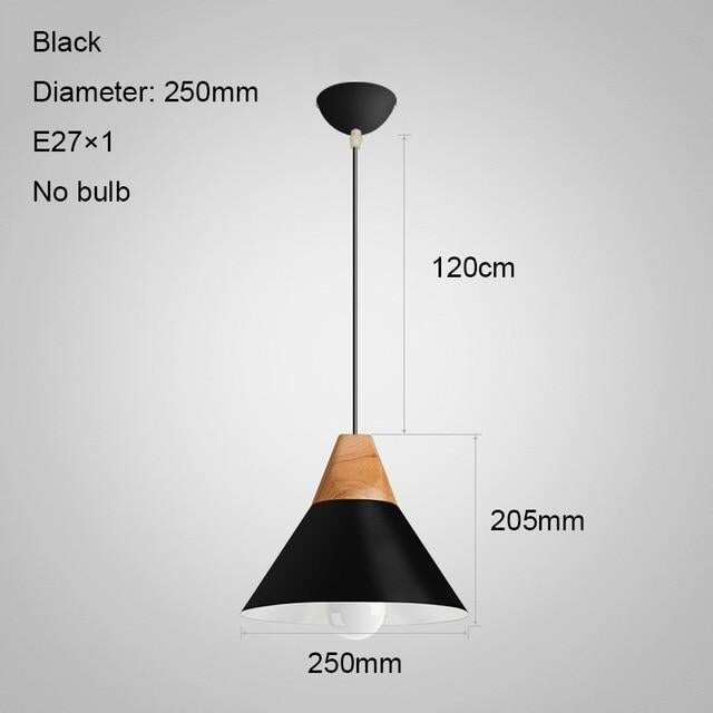 Nordic LED Pendant Lights Dining Room Pendant Lamp Modern Colorful Restaurant Kitchen Coffee Bedroom Loft Hanglamp Wood E27
