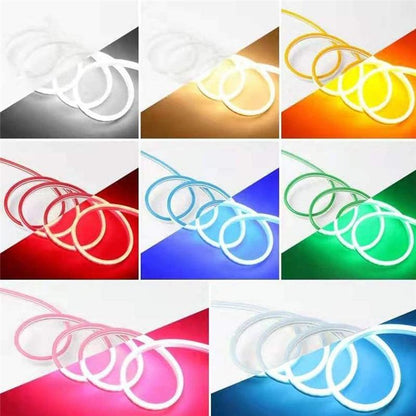 12V Led Strip Waterproof Ribbon Led Neon Light IP67 White /Warm White Red Blue Led Tape Light 2835 120Led/m Stage modeling light