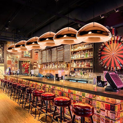 Art Deco Modern Novelty Glass Pendant Light LED E27 With 3 Colors For Parlor Bedroom Dining Room Cafe Hotel Restaurant Office