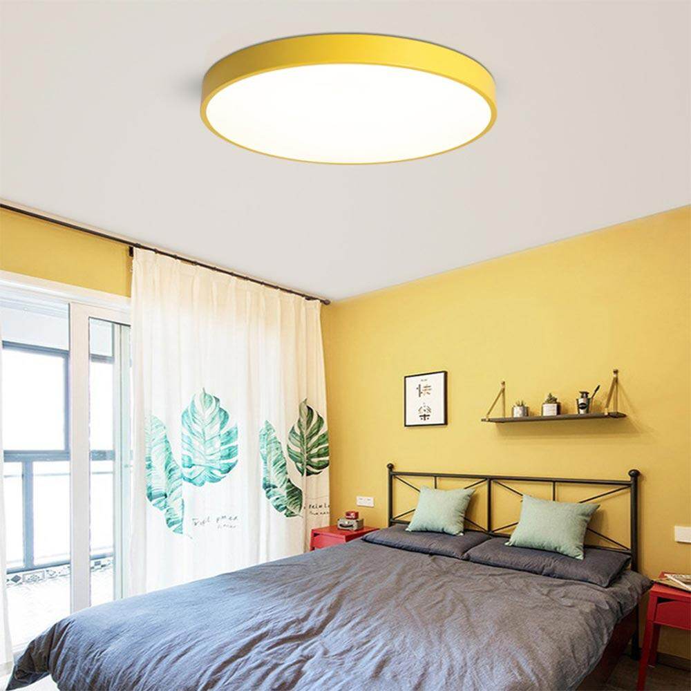 LED Simple Ceiling Lights 5CM Bedroom Study Room Remote Lamp Modern Plafonnier Led Lighting Home Indoor Decoration Plafondlamp