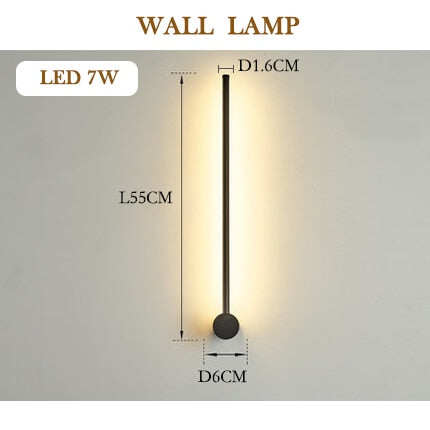 Modern LED floor lamp simple living room bedroom lamp colorful RGB light