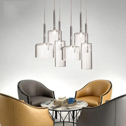Modern Colorful Single Head/Three Heads Glass Pendant Lights G4 Led Lliving Room Bedroom Restaurant Personality Pendant Lamps