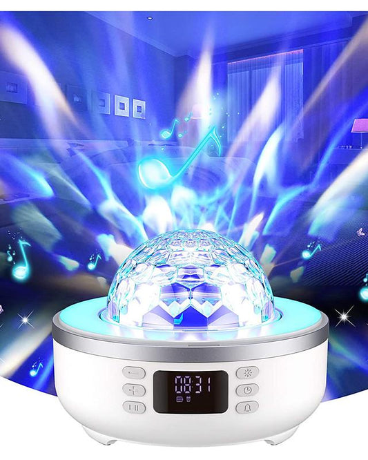 with Bluetooth Music Speaker Rotating LED Projector Dimmable colors Random Color Wedding Party Gift Projector Light