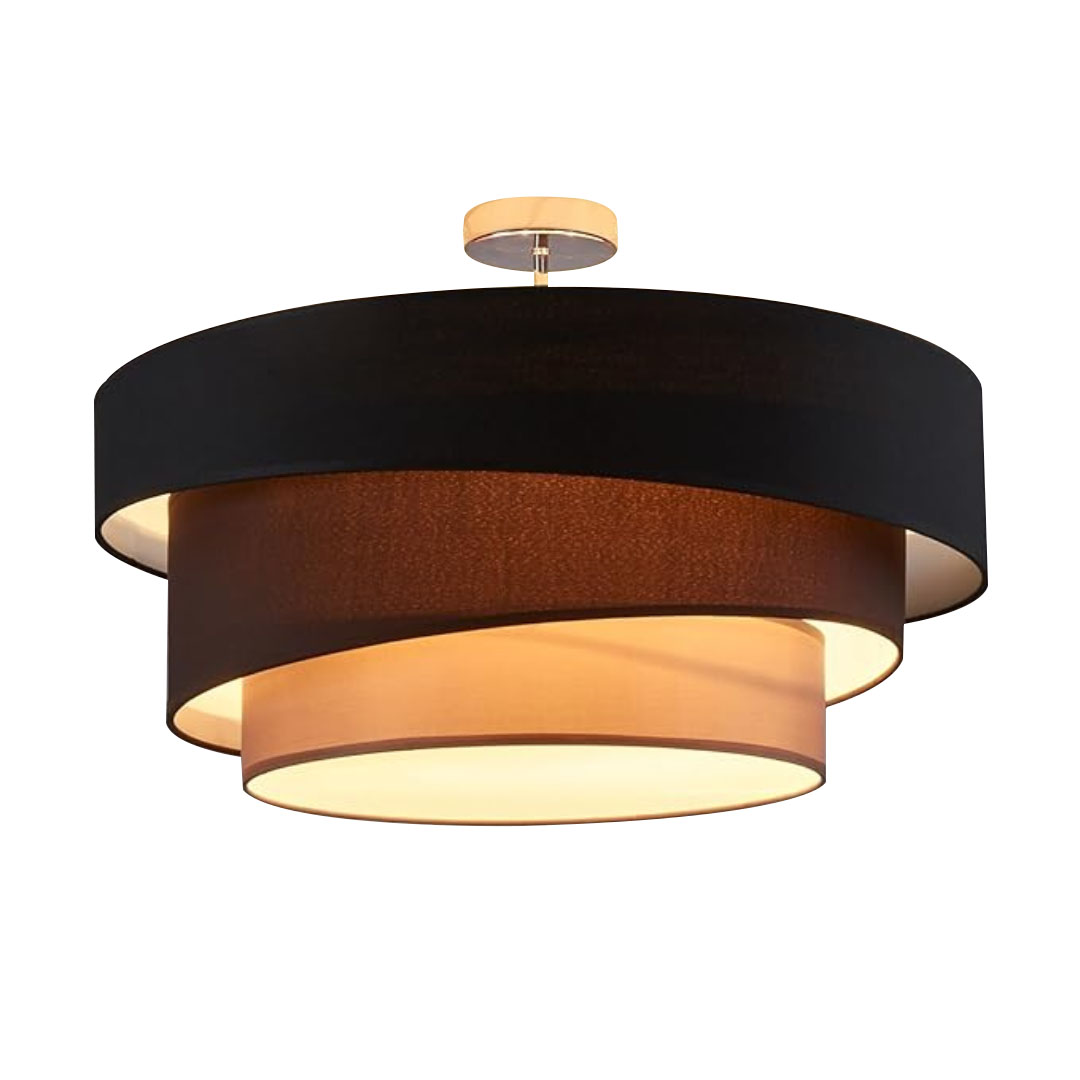 Cloth sunshade cover ceiling lamp Modern LED Round Ceiling light Bedroom Corridor Home Living Room Decor