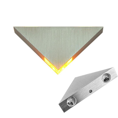 Modern Led Wall Lamp 3W Aluminum Body Triangle Wall Light For Bedroom Home Lighting Luminaire Bathroom Light Fixture Wall Sconce