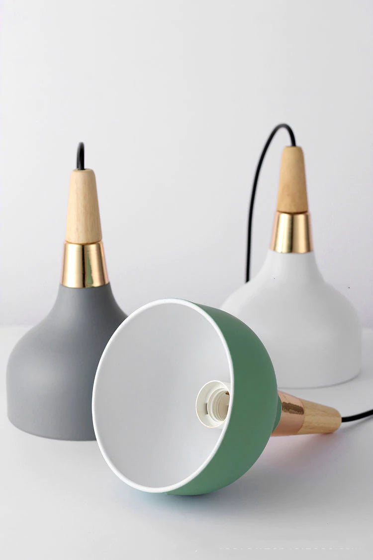 Nordic chandelier restaurant new creative single disc lamp modern minimalist macaroon art bar bedside chandelier