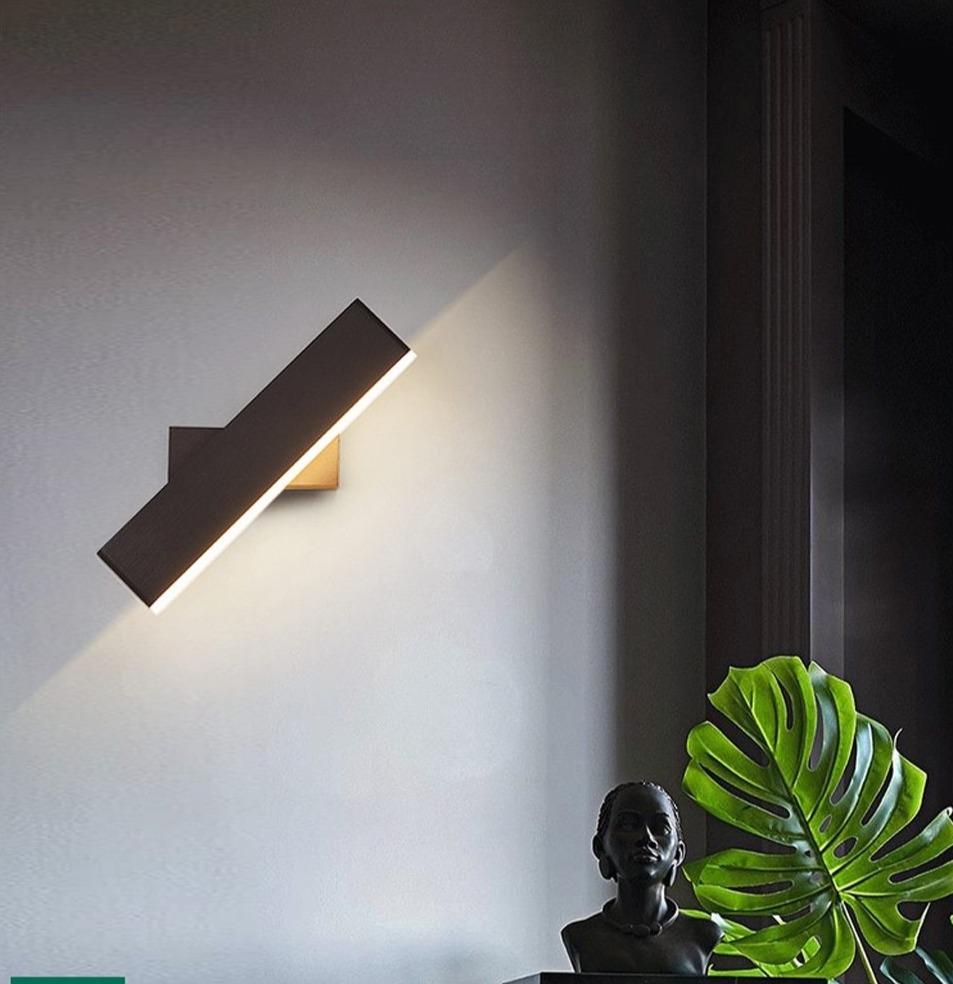 Led indoor wall lamps rotation adjustable switch modern wall sconce with switch stair wall light fixture hallway led wall sconce