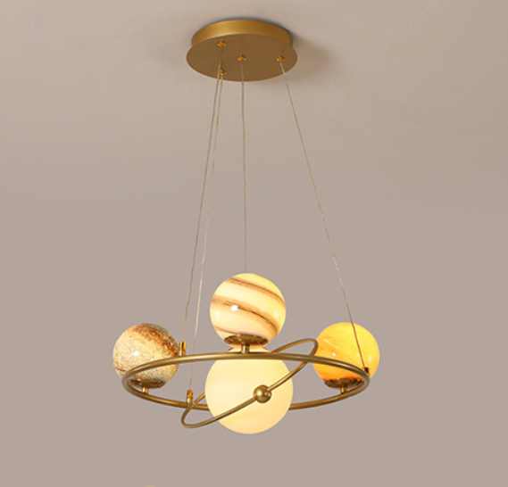 Children's Room Bedroom Eye Protection Boy Girl Creative Restaurant Modern Simple Star Space Wandering Earth Nordic Chandelier