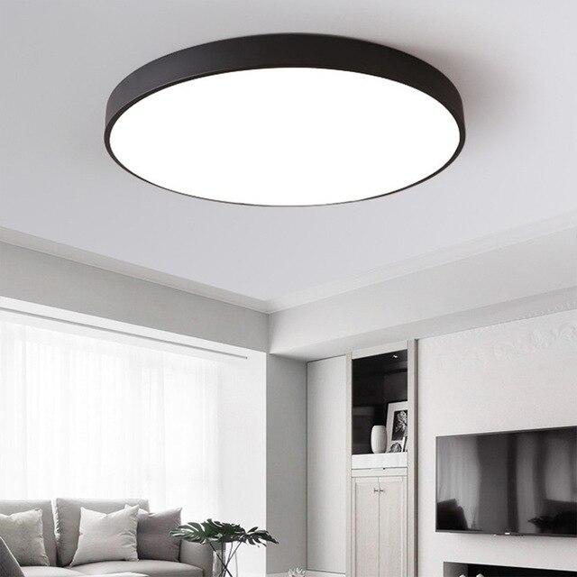 Led Ceiling Light Lamp Ultra-thin Lamp Lights Round 50 cm Room Light Modern Lighting Surface Mount Flush Panel Hallway