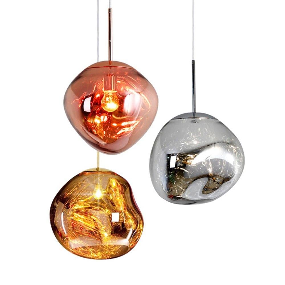 Glass Pendant Lamp Dia 15cm/20cm/27cm Creative Hanging Lamp With Adjustable Cable Bedroom Living Room Pendant Light