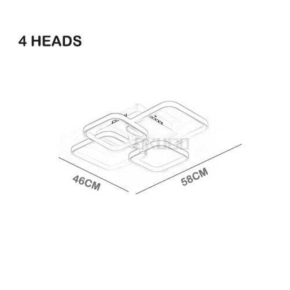 Touch Remote Dimming Modern plafon LED Ceiling Lamp Fixture Aluminum Dining Living Room Bedroom Lights Lustre Lamparas De Techo