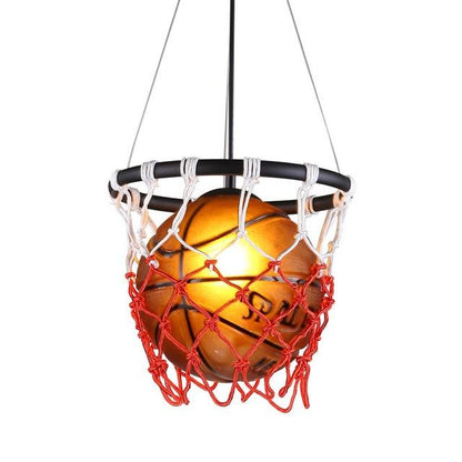 New Pendant Lights Football Glass Basketball Pendant Lamp Kitchen Hanglamp Bedroom Restaurant Children Room Decor Light Fixtures
