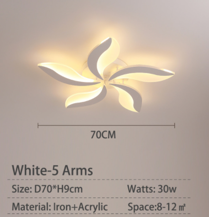 New Design Acrylic Modern Led Ceiling Lights For Living Study Room Bedroom Lampe Plafond Avize Indoor Ceiling Lamp