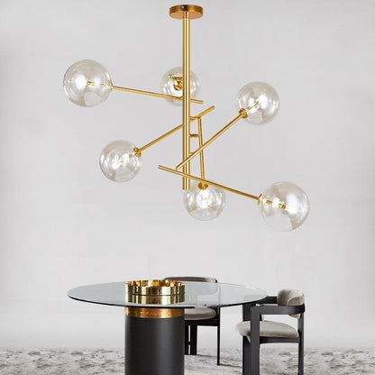 Europe Modern Creative Glass Pendant Light magic beans Glass Bubbles Study Livingroom Restaurant Cafe Decoration Lamp