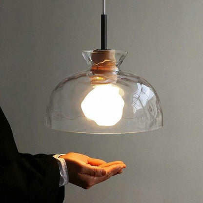 Nordic Lamp Clear Glass Lampshade Bedroom Living Room pendant lights Kitchen Dining chandeliers Restaurant Decor Hanging Lights