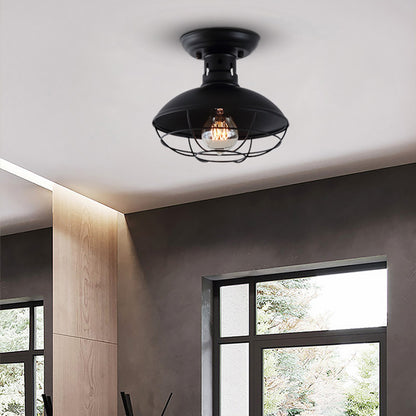 Industrial Restaurant Ceiling Lamp Retro Iron Bar Light Ceiling Lamps E27 Lighting Fixtures