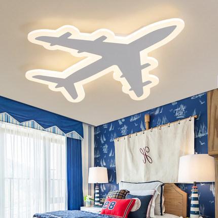 Creative Personality Airplane Room Lamps Boy Bedroom Cartoon Ceiling Lamp