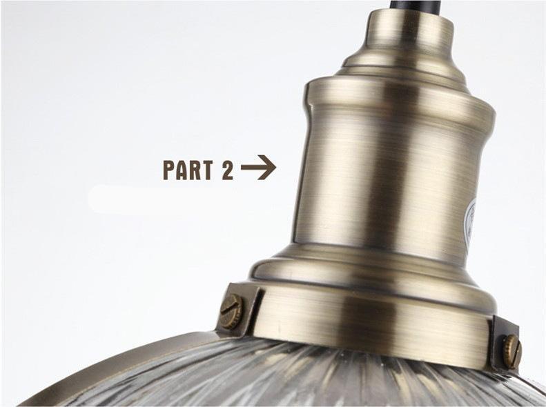 Nordic American Glass Chandelier