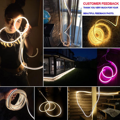 Neon Flex Led Strip Light AC220V SMD2835 Waterproof Flexible Lighting Power Plug Outdoor Festival Decoration Strips Neon Lights-2