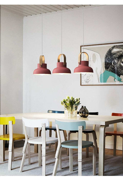 Nordic Loft LED Iron Pendant Lights Restaurant Room Bedroom Simple Hanging Lamp Home Indoor Kitchen art de pendant lamp Lighting