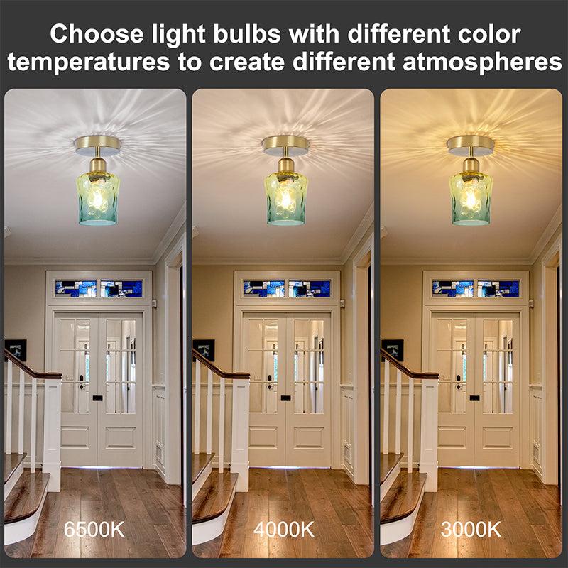 Nordic E27 Ceiling Lamps LED Modern Glass Ceiling Chandelier Bedroom Villa Restaurant Gallery Living Room Indoor Lighting