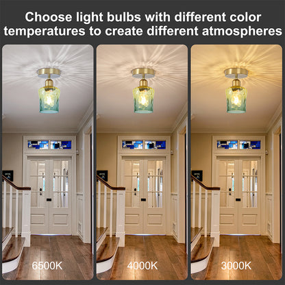 Nordic E27 Ceiling Lamps LED Modern Glass Ceiling Chandelier Bedroom Villa Restaurant Gallery Living Room Indoor Lighting