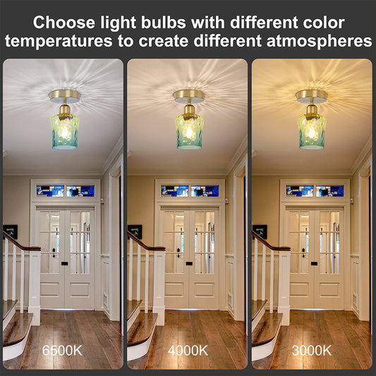 Nordic E27 Ceiling Lamps LED Modern Glass Ceiling Chandelier Bedroom Villa Restaurant Gallery Living Room Indoor Lighting