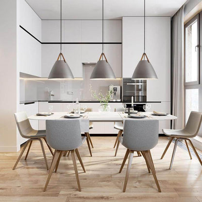 Nordic Simple Black White Pendant Light E27 LED Modern Hanging Lamp For Bedroom Living Room Hotel Restaurant Cafe Dining Room