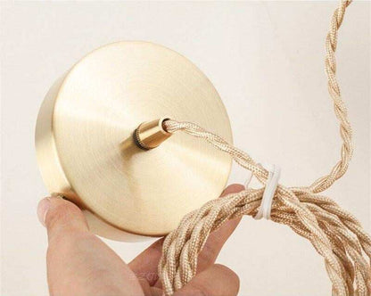 Nordic Brass Glass Pendant Lamp Modern Little Crown Pendant Lights LED E27 Decoration Hanging Lamp For Cafe Bedroom Bedside