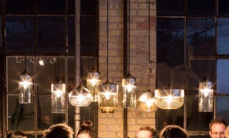 Glass Lamp Modern Pendant Lights Kitchen Fixtures For Dining Room Restaurant Bar Black White Indoor Home Hanging Lighting Lustre
